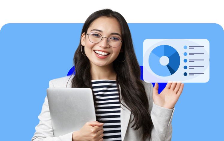 Sales manager reviewing team call performance insights